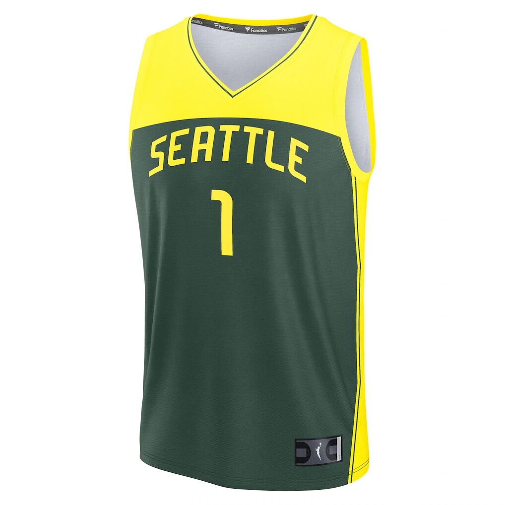 Nika Muhl Seattle Storm Fashion7 Unisex Explorer Edition Fast Break Replica Jersey