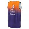 Diana Taurasi Phoenix Mercury Fashion7 Youth Explorer Edition Fast Break Replica Jersey - Purple - Detail View