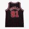 Dennis Rodman Chicago Bulls Youth 1995/96 Swingman Jersey - Black - Back View