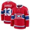 Cole Caufield Montreal Canadiens Fashion7 Home Premium Jersey - Red - Front View