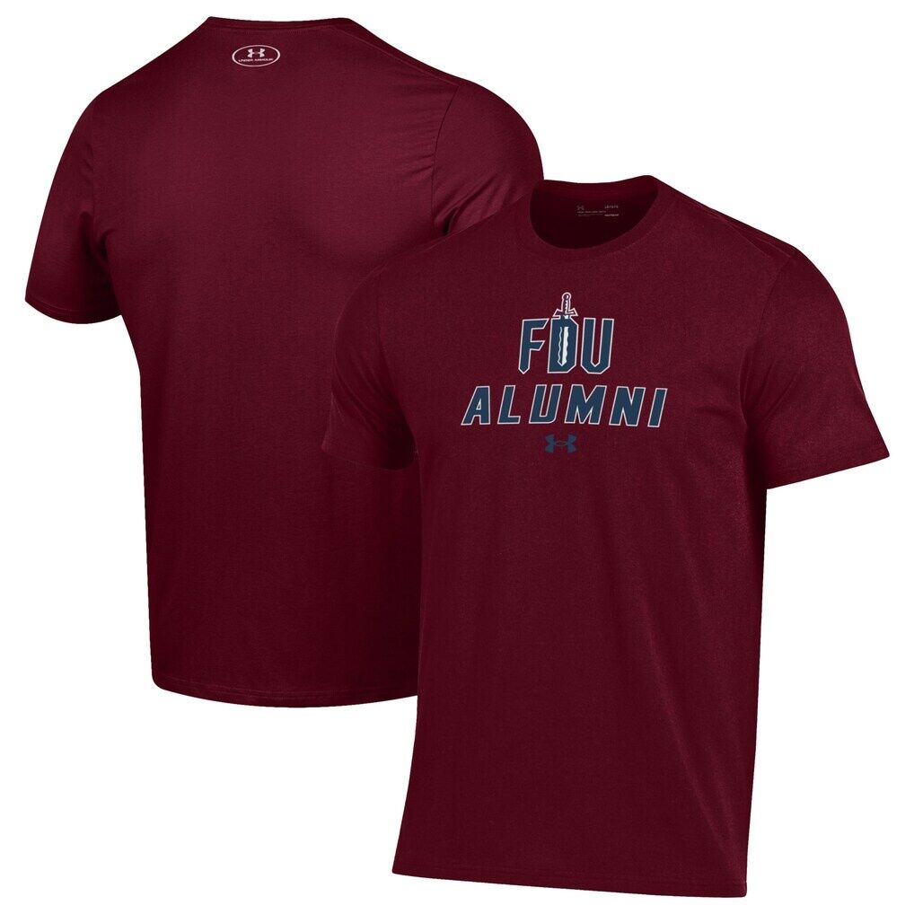 Fairleigh Dickinson Knights Under Armour Alumni Performance T-Shirt - Maroon