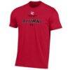 Davidson Wildcats Under Armour Alumni Performance T-Shirt - Red - Side View