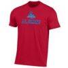 American University Eagles Under Armour Alumni Performance T-Shirt - Red - Side View