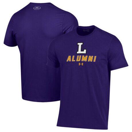 Lipscomb Bisons Under Armour Alumni Performance T-Shirt - Purple - Front View