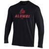 Cal State Northridge Matadors Under Armour Alumni Performance Long Sleeve T-Shirt - Black - Side View