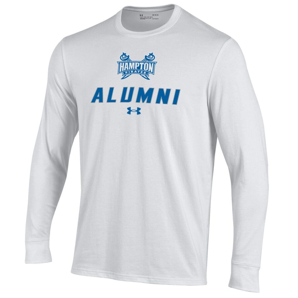 Hampton Pirates Under Armour Alumni Performance Long Sleeve T-Shirt