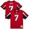 Michael Vick Atlanta Falcons Mitchell & Ness 2003 Legacy Replica Jersey - Red - Front View