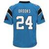 Jonathon Brooks Carolina Panthers Nike Youth Game Jersey - Blue - Detail View