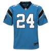 Jonathon Brooks Carolina Panthers Nike Youth Game Jersey - Blue - Side View