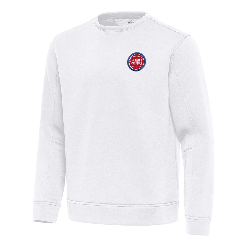 Detroit Pistons Antigua Relevant Pullover Sweatshirt