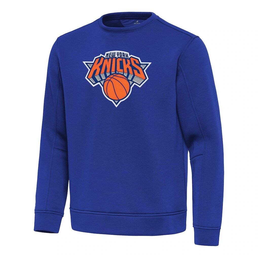 New York Knicks Antigua Relevant Pullover Sweatshirt