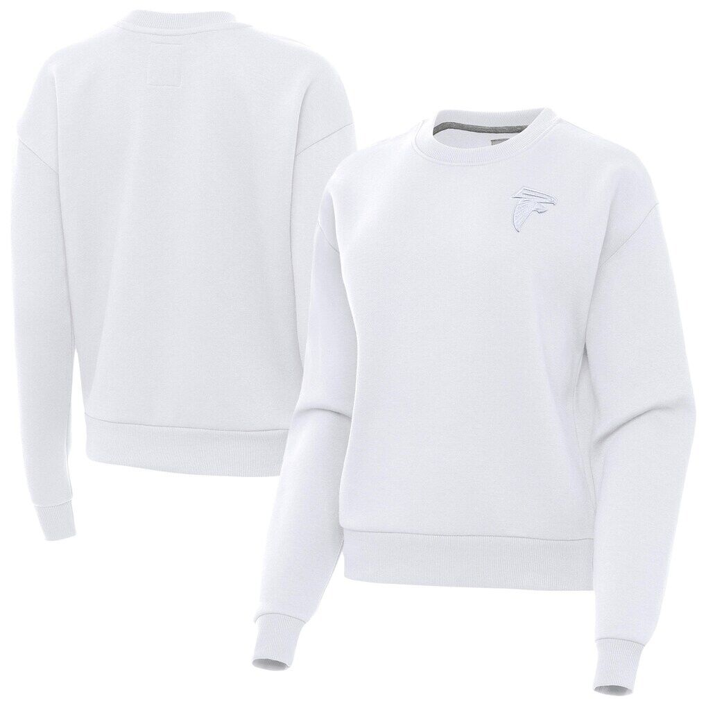Atlanta Falcons Antigua Women's Victory Crew Pullover Sweatshirt