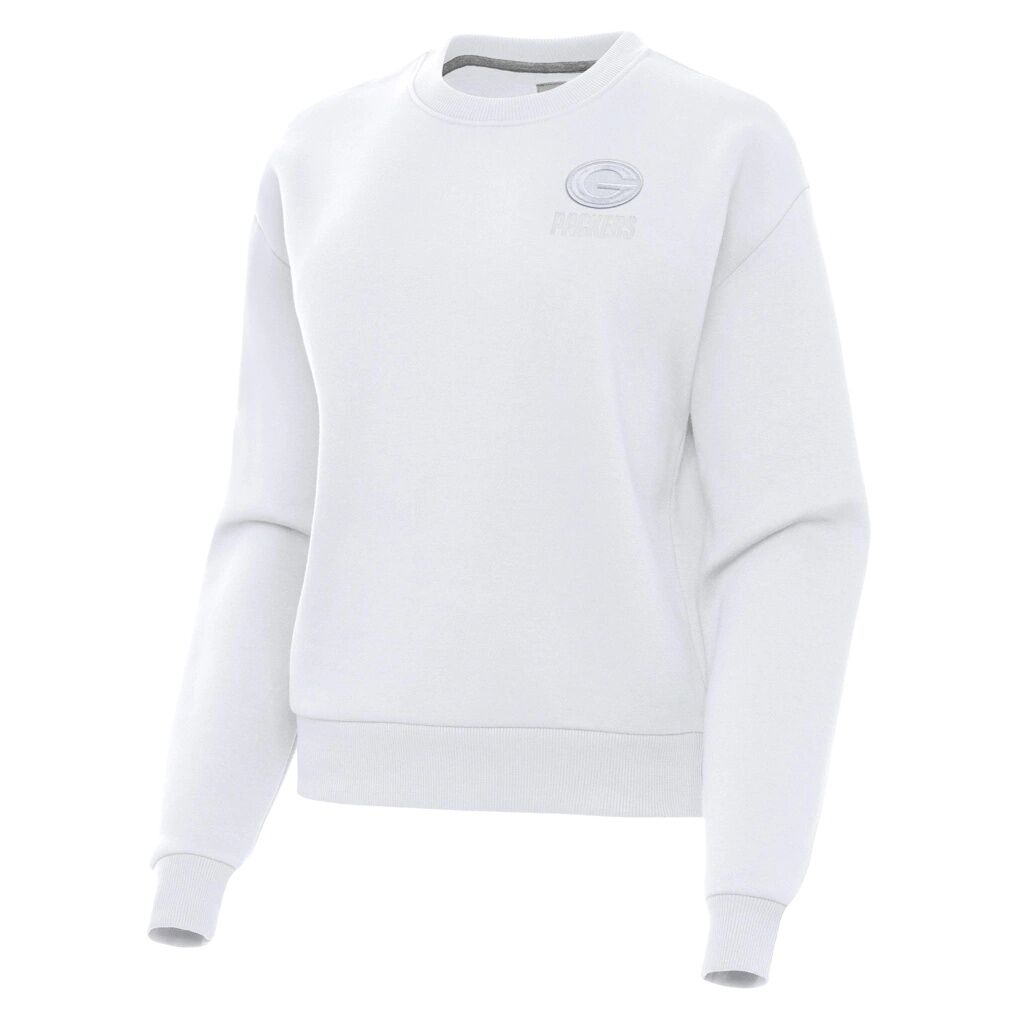 Green Bay Packers Antigua Women's Victory Crew Pullover Sweatshirt