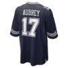Brandon Aubrey Dallas Cowboys Nike Team Game Jersey - Navy - Detail View