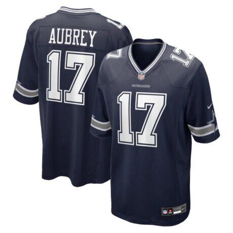 Brandon Aubrey Dallas Cowboys Nike Team Game Jersey - Navy - Front View