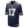 Brandon Aubrey Dallas Cowboys Nike Team Game Jersey - Navy - Side View