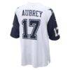Brandon Aubrey Dallas Cowboys Nike Alternate Game Team Jersey - White - Detail View