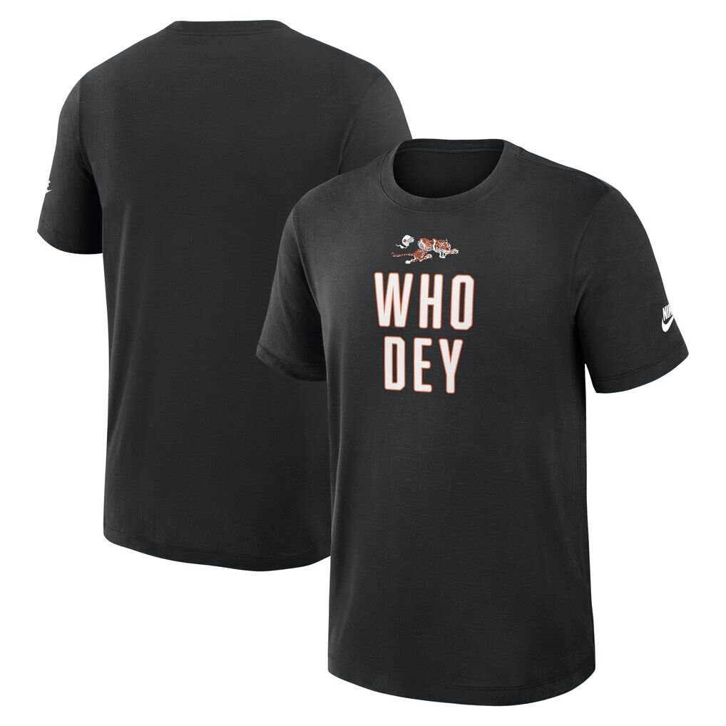 Cincinnati Bengals Nike Rewind Slub T-Shirt