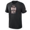Cincinnati Bengals Nike Rewind Slub T-Shirt - Black - Side View