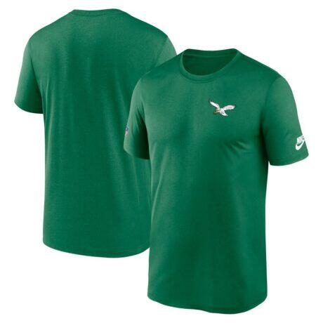 Philadelphia Eagles Nike Alt Legend Small Logo Dri-FIT T-Shirt - - Front View