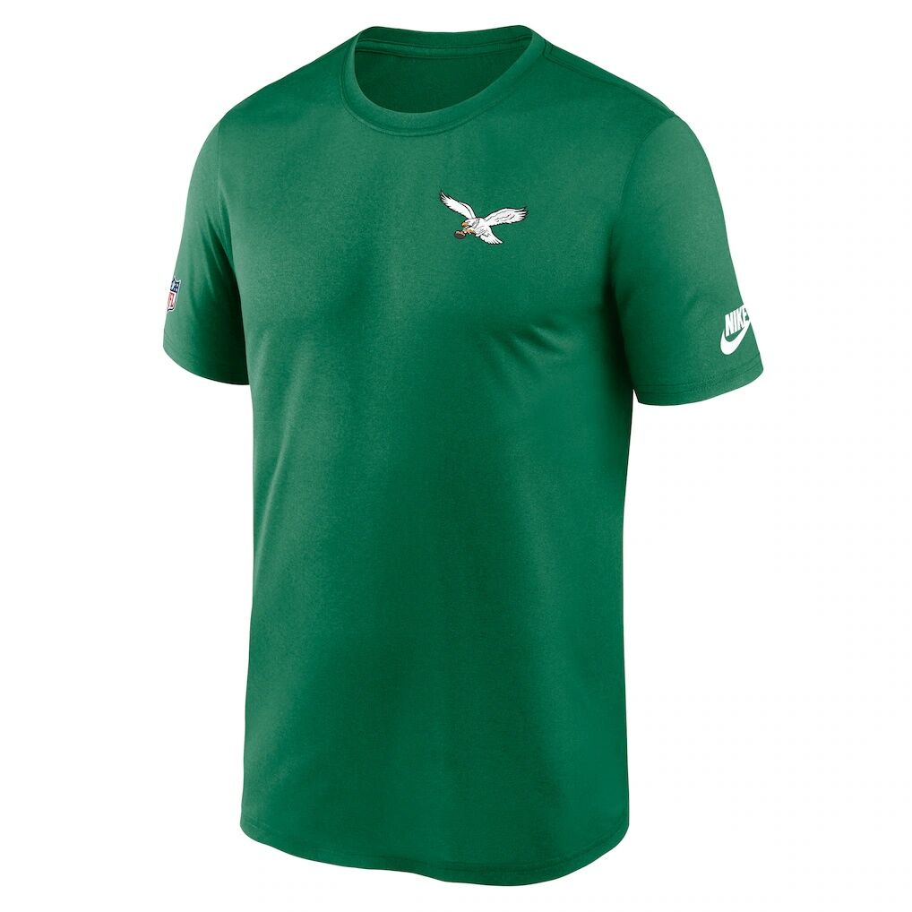 Philadelphia Eagles Nike Alt Legend Small Logo Dri-FIT T-Shirt - Kelly Green