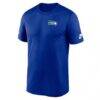 Seattle Seahawks Nike Alt Legend Small Logo Dri-FIT T-Shirt - - Side View