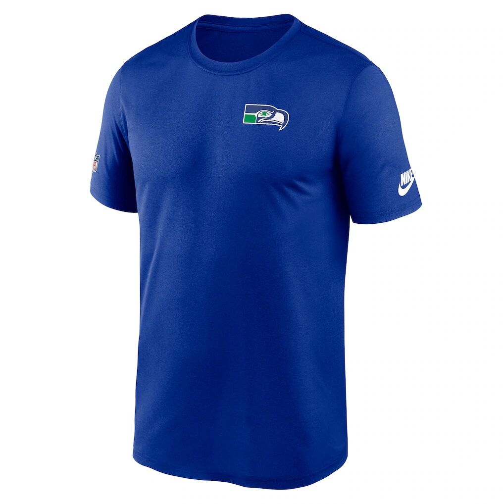 Seattle Seahawks Nike Alt Legend Small Logo Dri-FIT T-Shirt - Royal