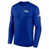 Seattle Seahawks Nike Legend Small Logo Dri-FIT Long Sleeve T-Shirt - - Side View