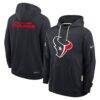 Houston Texans Nike Sideline Standard Issue Initial Home Dri-FIT Hoodie - Navy - Front View
