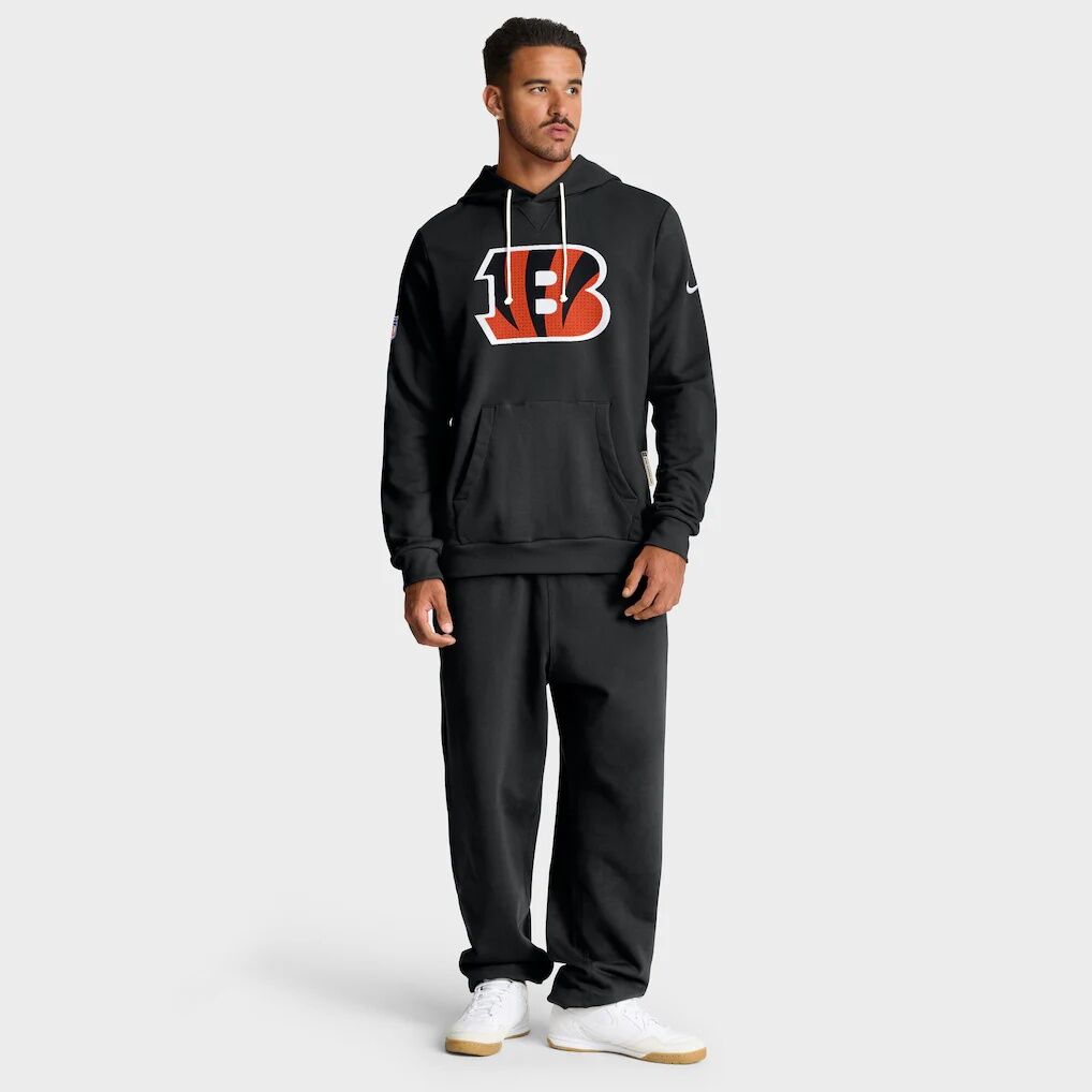 Cincinnati Bengals Nike Sideline Standard Issue Initial Home Dri-FIT Hoodie