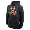 Cincinnati Bengals Nike Sideline Standard Issue Initial Home Dri-FIT Hoodie - Black - Side View