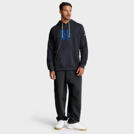 Houston Texans Nike Sideline Standard Issue Alt 2 Dri-FIT Hoodie - Navy - Front View