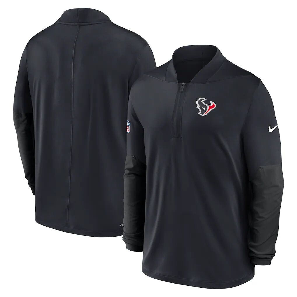 Houston Texans Nike Sideline Dri-FIT Half-Zip Pullover