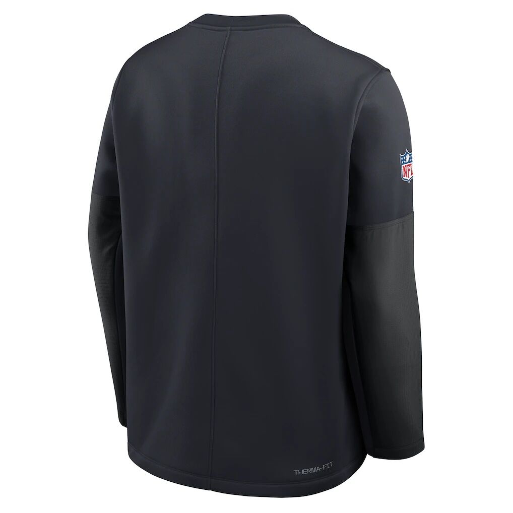 Houston Texans Nike Sideline Coach Therma-FIT Long Sleeve T-Shirt