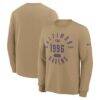 Baltimore Ravens Nike Blitz Package Rewind Slub Dri-FIT Long Sleeve T-Shirt - - Front View