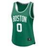 Jayson Tatum Boston Celtics Fanatics Women's Fast Break Player Jersey - Icon Edition - - Back View