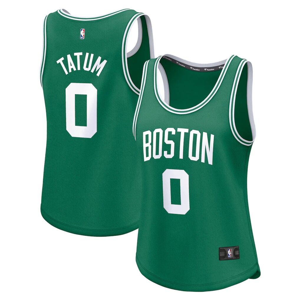 Jayson Tatum Boston Celtics Fashion7 Women's Fast Break Player Jersey - Icon Edition - Kelly Green