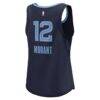 Ja Morant Memphis Grizzlies Fashion7 Women's Fast Break Player Jersey - Navy - Detail View