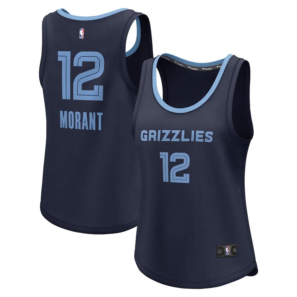Ja Morant Memphis Grizzlies Fashion7 Women's Fast Break Player Jersey - Icon Edition