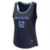 Ja Morant Memphis Grizzlies Fashion7 Women's Fast Break Player Jersey - Navy - Side View