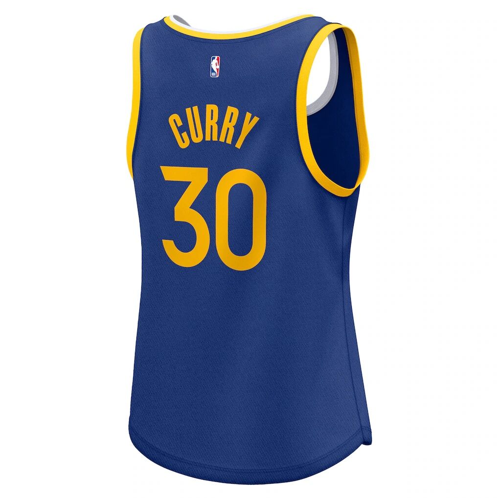 Stephen Curry Golden State Warriors Fashion7 Women's Fast Break Player Jersey - Icon Edition - Royal