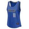 Kyrie Irving Dallas Mavericks Fashion7 Women's Fast Break Player Jersey - Blue - Side View
