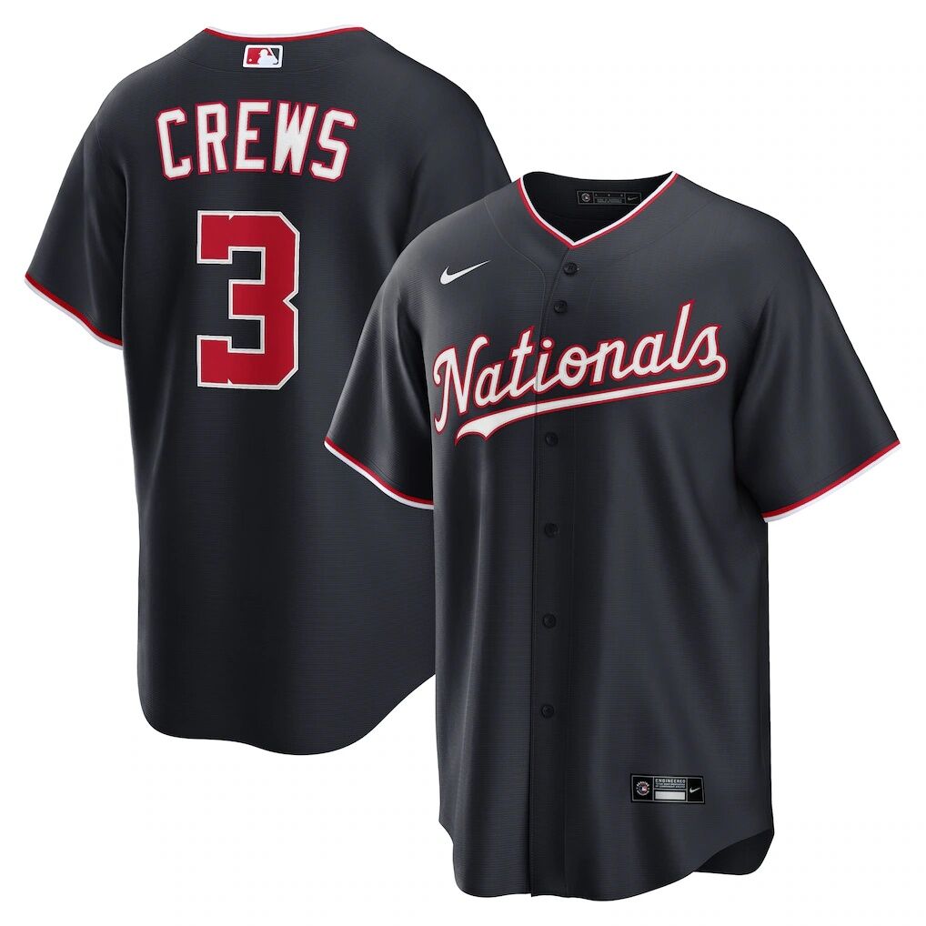 Dylan Crews Washington Nationals Nike Alternate Replica Jersey