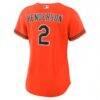 Gunnar Henderson Baltimore Orioles Nike Women's Alternate 2 Replica Jersey - Orange - Detail View