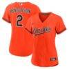 Gunnar Henderson Baltimore Orioles Nike Women's Alternate 2 Replica Jersey - Orange - Front View