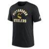 Pittsburgh Steelers Nike Favorable Timeline Tri-Blend T-Shirt - Black - Alt1