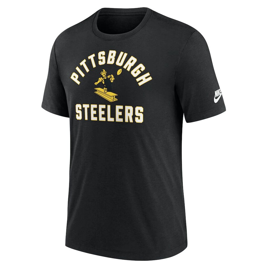 Pittsburgh Steelers Nike Favorable Timeline Tri-Blend T-Shirt