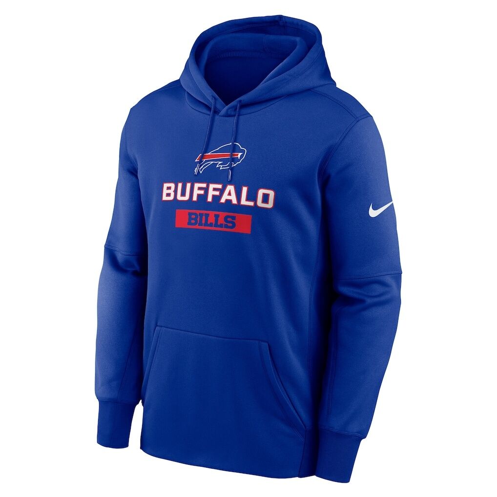 Buffalo Bills Nike Toss Sweep Therma Hoodie - Royal