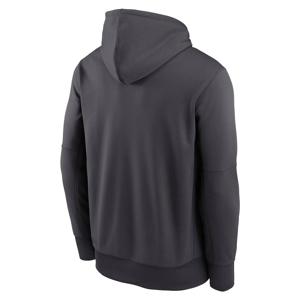 Green Bay Packers Nike Toss Sweep Therma Hoodie - Anthracite