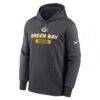 Green Bay Packers Nike Toss Sweep Therma Hoodie - - Side View